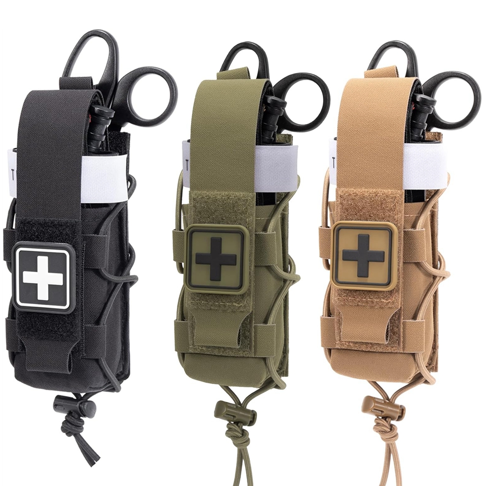 First Aid Bag Kit - ซองใส่สายรัดห้ามเลือด MOLLE IFAK ซองใส่สายรัดห้ามเลือดทางยุทธวิธี กระเป๋าแพทย์ฉุกเฉิน ชุดปฐมพยาบาล