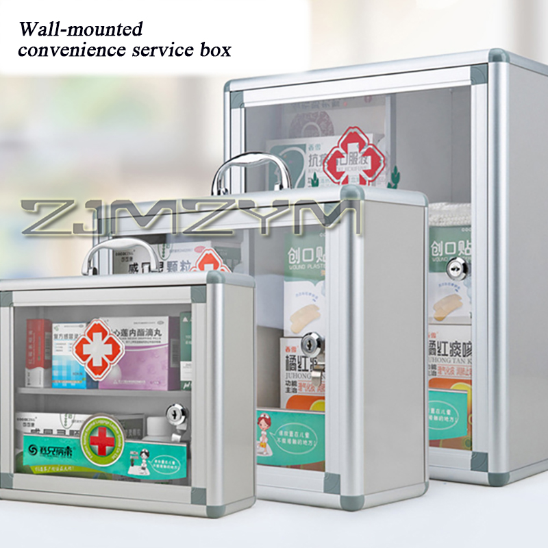 อลูมิเนียมอัลลอยด์กล่องยาแบบพก - Medicine Cabinet Lock บทวิจารณ์และราคา