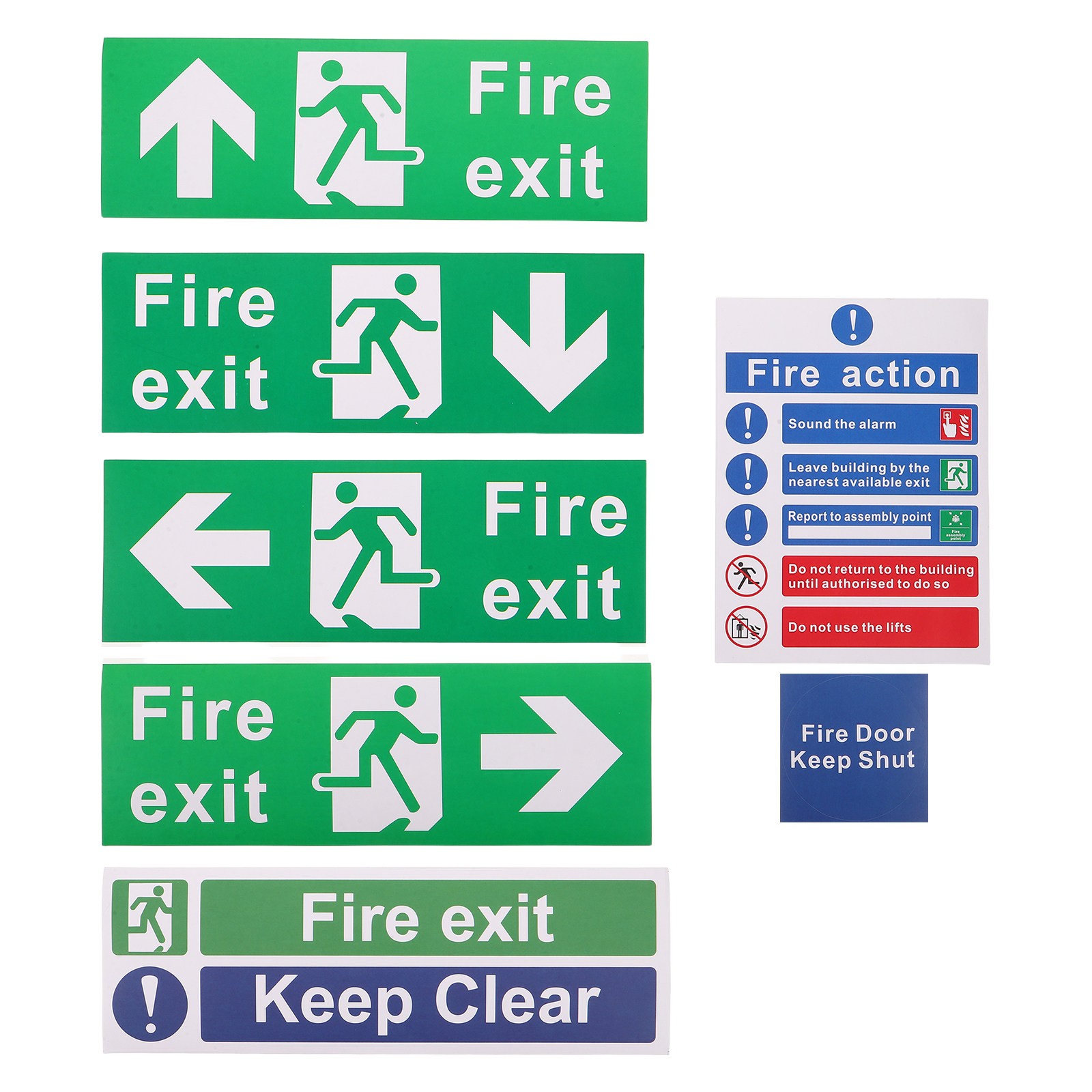 ป้ายทางออกฉุกเฉิน 21 ชิ้น สำหร - Emergency Exit Sign บทวิจารณ์และราคา